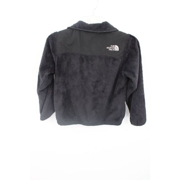 The North Face black jacket Girls size 7/8 Fuzzy - Picture 6 of 10